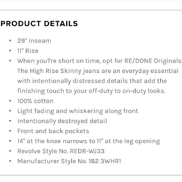 { Re/Done } jeans - Picture 5 of 7